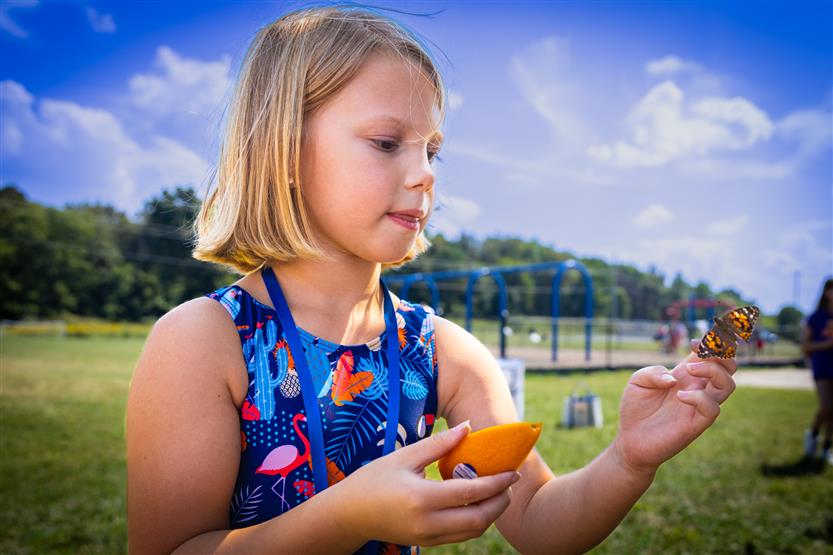 Longview Elementary students release butterflies